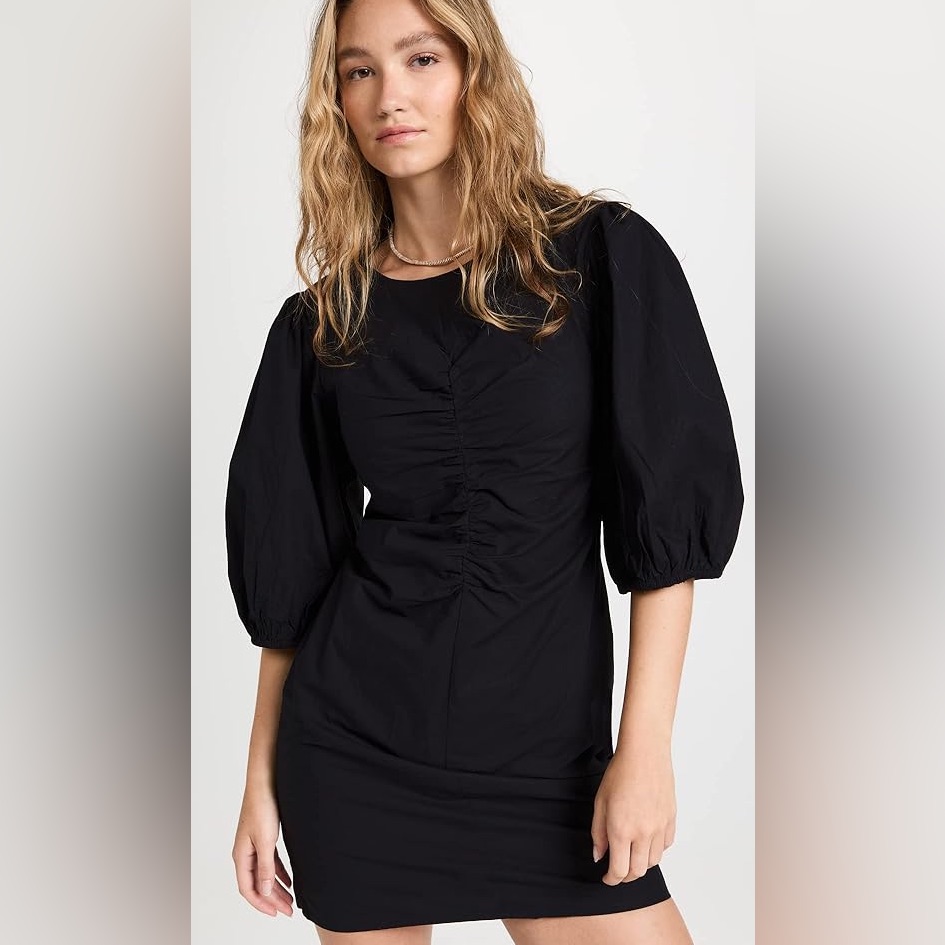 Free People Ruched Mini Mini Dress
